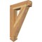 Ekena Millwork Traditional Arts & Crafts Rough Sawn Bracket, Western Red Cedar, 4"W x 20"D x 28"H BKT04X20X28TRA03RWR - alternate 1